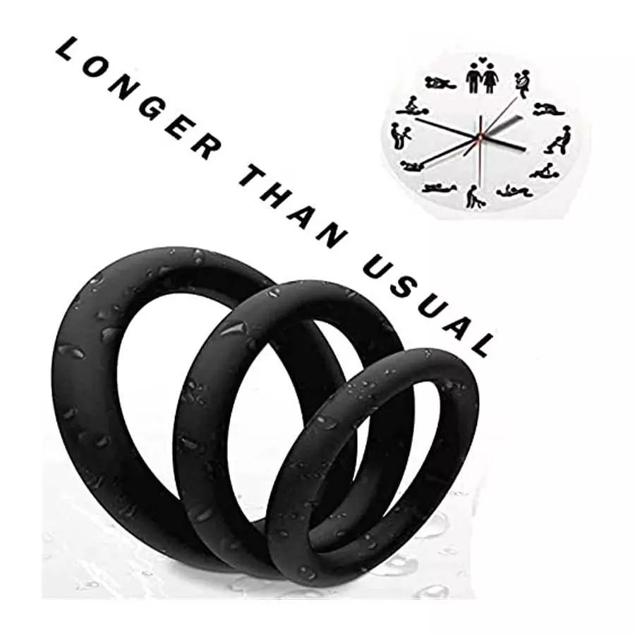 Newly Cook Ring for Male for Sex - Adult Cock Ring for Couple Penis Rings Soft Longer Harder Stronger Machine for Sunglasses (12