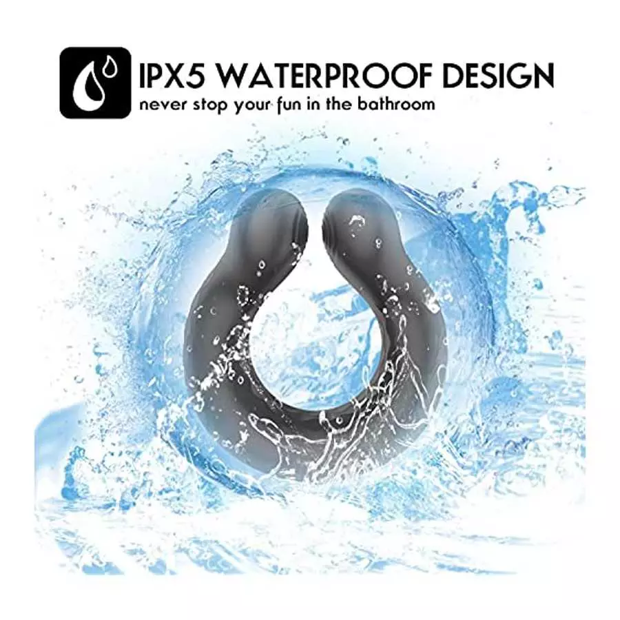 Remote Control Vibrating Cock Ring Penis Ring for Couples with 10 Vibration Modes,Enhance Delay Control Stronger Erection Stimul