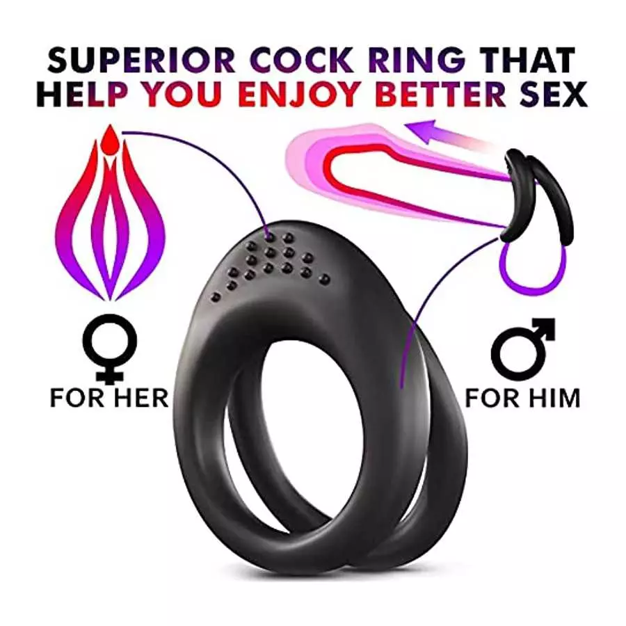 Newly Cook Ring for Male for Sex - Adult Cock Ring for Couple Penis Rings Soft Longer Harder Stronger Machine for Sunglasses (17