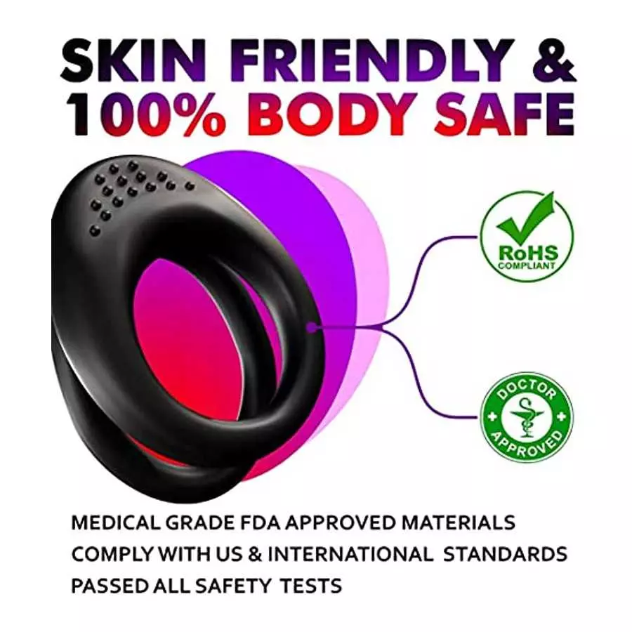 Newly Cook Ring for Male for Sex - Adult Cock Ring for Couple Penis Rings Soft Longer Harder Stronger Machine for Sunglasses (17