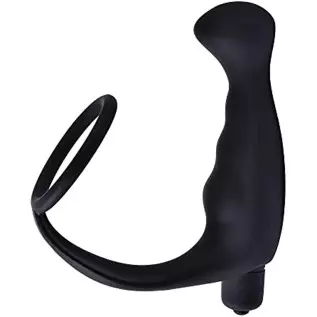 Silicone Anal Vibrator Thrusting Prostate Stimulator Massager Anal Butt Plug Cock Ring Delay Ejaculation Erotic Sex Toys Dildos