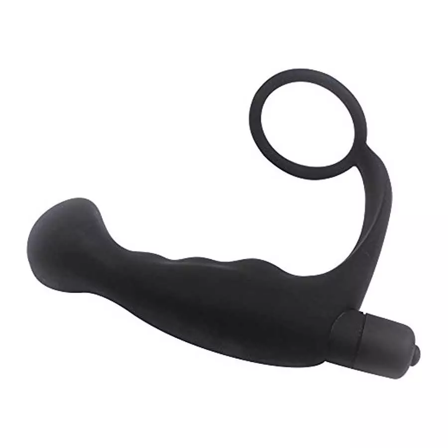 Silicone Anal Vibrator Thrusting Prostate Stimulator Massager Anal Butt Plug Cock Ring Delay Ejaculation Erotic Sex Toys Dildos