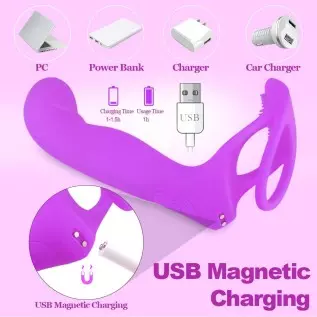 Couple Vibrator Sex Toys with Dual Penis Ring for Couples Play, BLlouang Remote Control Clitoris G-Spot Vibrator, Dildo Vibrator Couple Vibrator Sex Toys with Dual Penis Ring for Couples Play, BLlouang Remote Control Clitoris G-Spot Vibrator, Dildo Vibrator