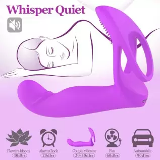 Couple Vibrator Sex Toys with Dual Penis Ring for Couples Play, BLlouang Remote Control Clitoris G-Spot Vibrator, Dildo Vibrator Couple Vibrator Sex Toys with Dual Penis Ring for Couples Play, BLlouang Remote Control Clitoris G-Spot Vibrator, Dildo Vibrator