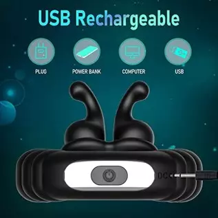 Vibrating Cock Ring Penis Rings for Men Erection Support Pleasure Enhance, Adjustable Size Silicone Vibration Machine with 10 Vi