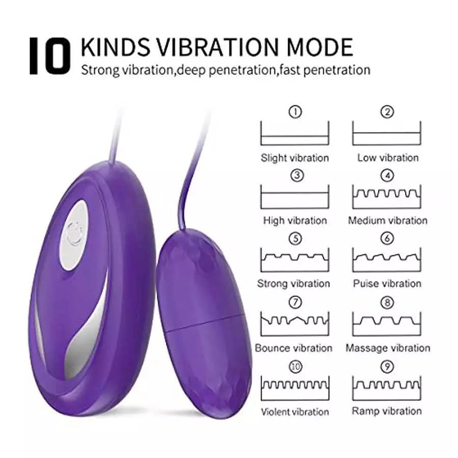 Bullet Vibrator with Mouse Remote Control for G-Spot Stimulation,Wire Vibrating Eggs,Wearable Love Balls with Multi Vibration Pa