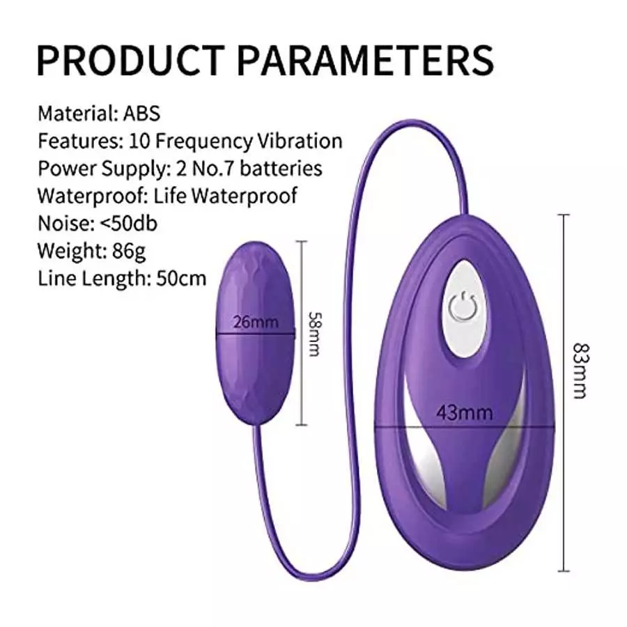 Bullet Vibrator with Mouse Remote Control for G-Spot Stimulation,Wire Vibrating Eggs,Wearable Love Balls with Multi Vibration Pa