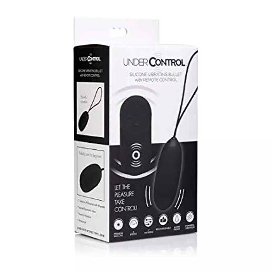 Under Control Silicone Remote Control Vibrator Bullet, Powerful Wireless Wearable Vibrating Toy for Women and Couples Sex Toys, 
