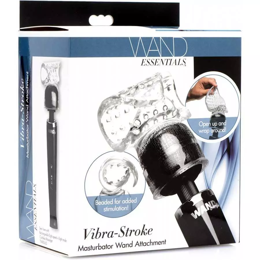 Vibra-Stroke Masturbator Wand Attachement