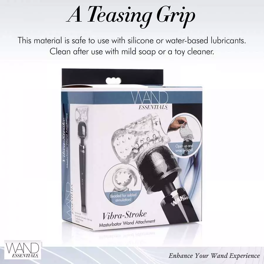 Vibra-Stroke Masturbator Wand Attachement