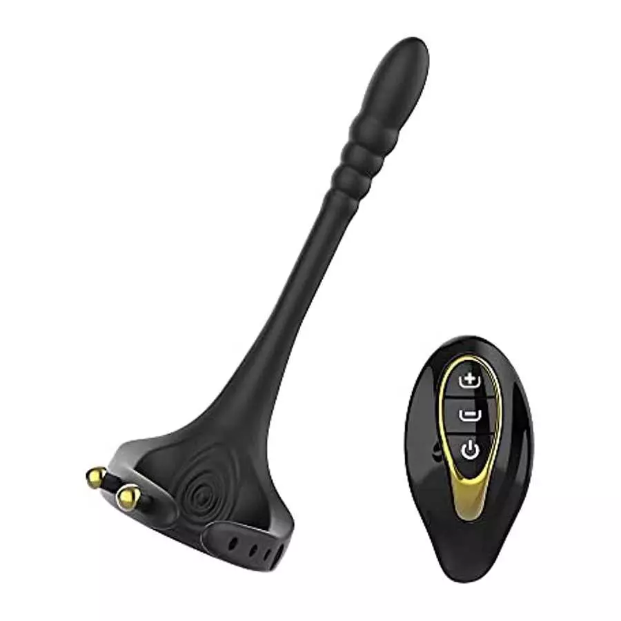 Vibrating Taint Teaser Cock Ring with Bullet, 3 in 1 Taint Buzzing Cock Ring,10 Frequencies, Adjustable Penis Ring & Anal Vibrat Vibrating Taint Teaser Cock Ring with Bullet, 3 in 1 Taint Buzzing Cock Ring,10 Frequencies, Adjustable Penis Ring & Anal Vibrat