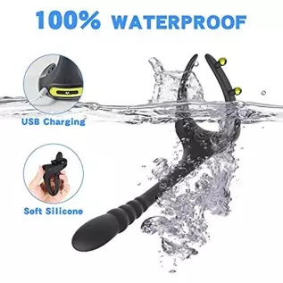 Vibrating Taint Teaser Cock Ring with Bullet, 3 in 1 Taint Buzzing Cock Ring,10 Frequencies, Adjustable Penis Ring & Anal Vibrat Vibrating Taint Teaser Cock Ring with Bullet, 3 in 1 Taint Buzzing Cock Ring,10 Frequencies, Adjustable Penis Ring & Anal Vibrat