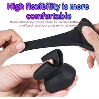 Silicone O-Ring- Cock Ring for Men Erection Sex Rubber Penis Rings Couples Sex Cock Rings-Soft O-Ring for Men Sexual Wellness St