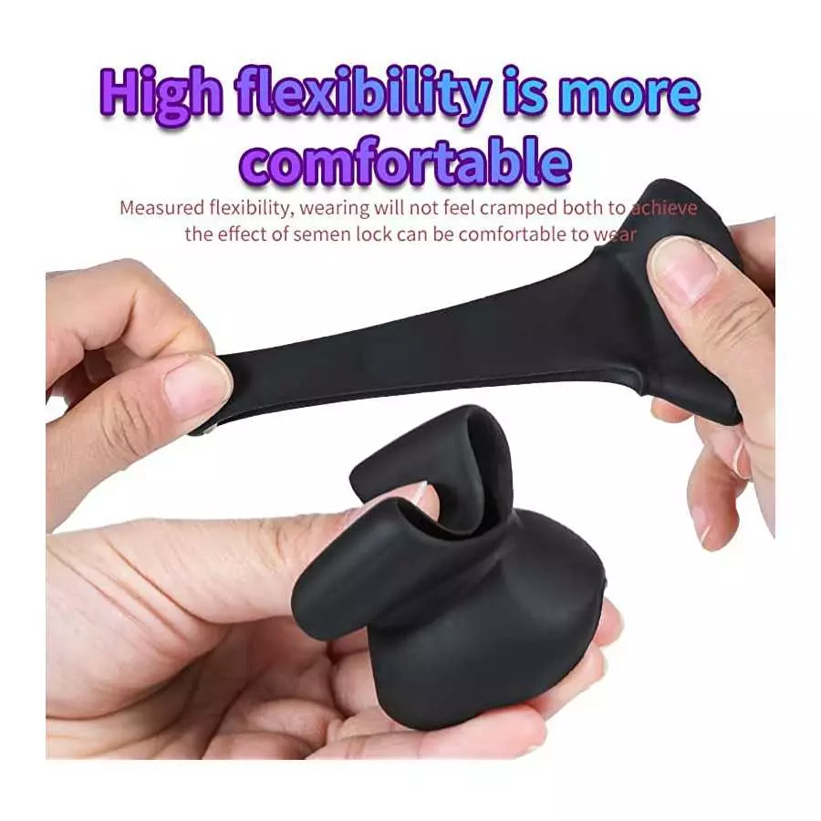 Silicone O-Ring- Cock Ring for Men Erection Sex Rubber Penis Rings Couples Sex Cock Rings-Soft O-Ring for Men Sexual Wellness St