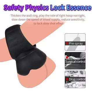 Silicone O-Ring- Cock Ring for Men Erection Sex Rubber Penis Rings Couples Sex Cock Rings-Soft O-Ring for Men Sexual Wellness St