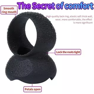 Silicone O-Ring- Cock Ring for Men Erection Sex Rubber Penis Rings Couples Sex Cock Rings-Soft O-Ring for Men Sexual Wellness St