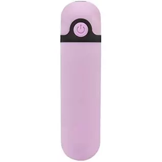 Pure Love 3.5 Inch Rechargeable Bullet Vibrator Purple, Waterproof, 10 Functions, Adult Sex Toy