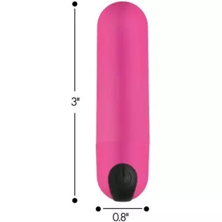 Bang Powerful Vibrating Bullet with Remote Control - Black