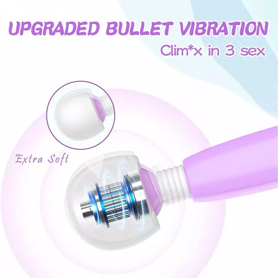 Clitoral Massager Bullet Vibrator,Nipple Massager for Woman,Couple Foreplay Toys with 10 Vibrating Modes,g spot,Nipple,Anal,Clit