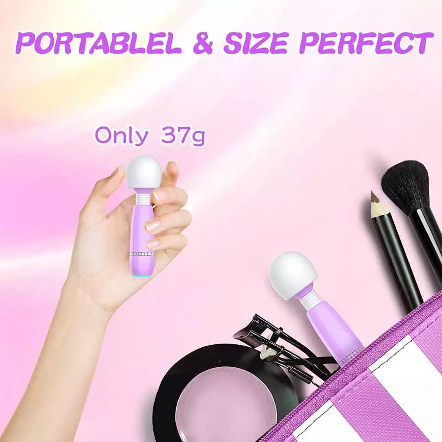 Clitoral Massager Bullet Vibrator,Nipple Massager for Woman,Couple Foreplay Toys with 10 Vibrating Modes,g spot,Nipple,Anal,Clit