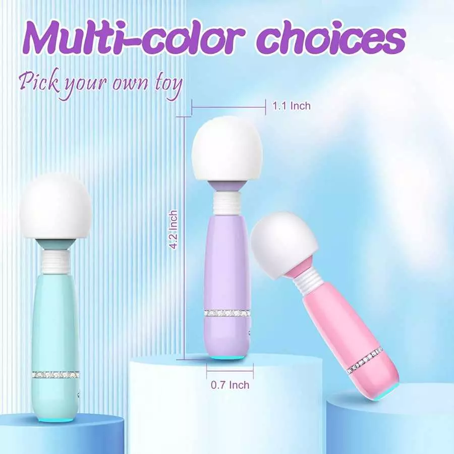 Clitoral Massager Bullet Vibrator,Nipple Massager for Woman,Couple Foreplay Toys with 10 Vibrating Modes,g spot,Nipple,Anal,Clit