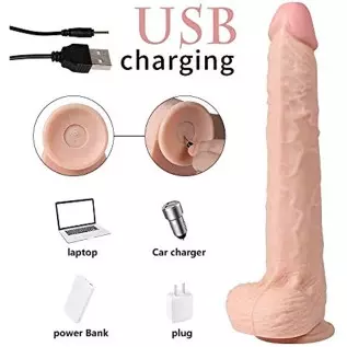 11.6 Inch Huge USB Rechargable Vibrator Realistic Dildo Vibrator with Wireless Controller 20 Modes Large Dildo Vibrating Machine 11.6 Inch Huge USB Rechargable Vibrator Realistic Dildo Vibrator with Wireless Controller 20 Modes Large Dildo Vibrating Machine