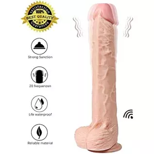 11.6 Inch Huge USB Rechargable Vibrator Realistic Dildo Vibrator with Wireless Controller 20 Modes Large Dildo Vibrating Machine 11.6 Inch Huge USB Rechargable Vibrator Realistic Dildo Vibrator with Wireless Controller 20 Modes Large Dildo Vibrating Machine