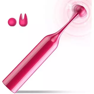 Clitoral Stimulation Vibrator Sex Toy for Women Pleasure, Nipple Clip Mini Anal Clit Bullet Vibrator with 10 Powerful Vibrations