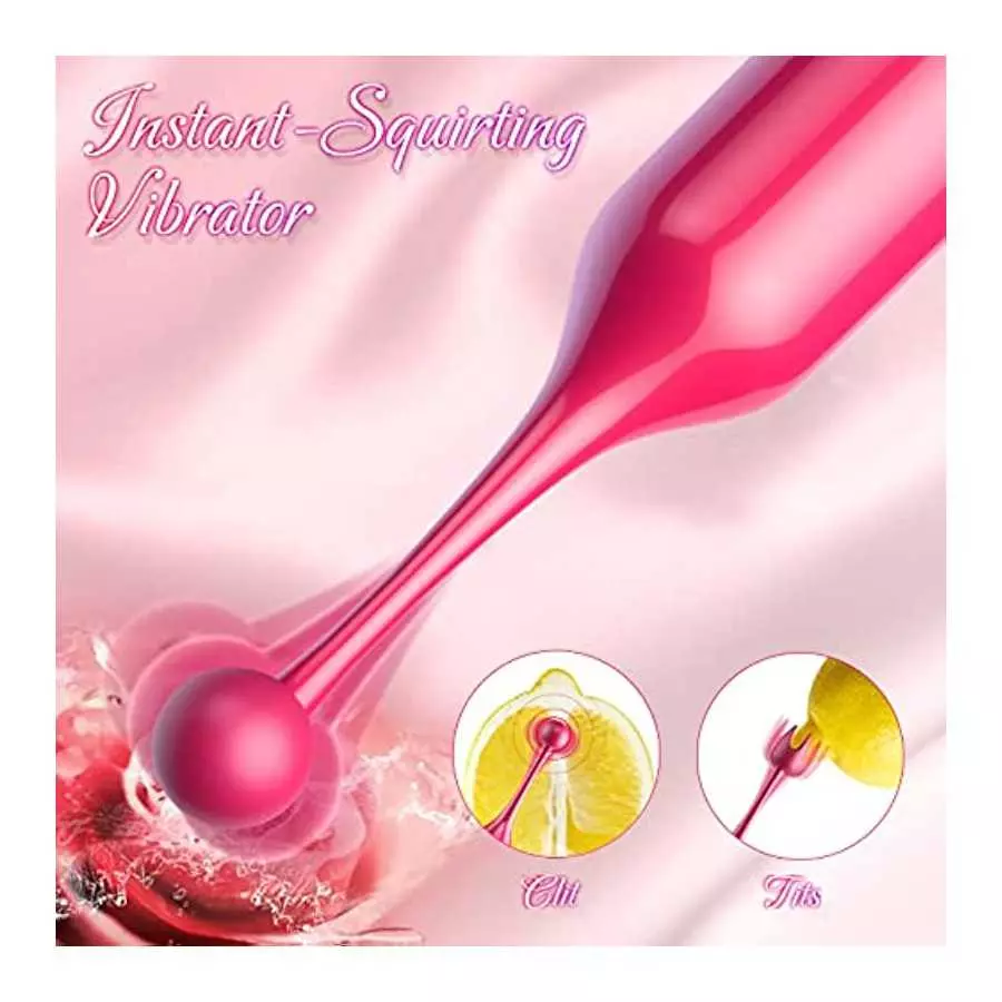 Clitoral Stimulation Vibrator Sex Toy for Women Pleasure, Nipple Clip Mini Anal Clit Bullet Vibrator with 10 Powerful Vibrations