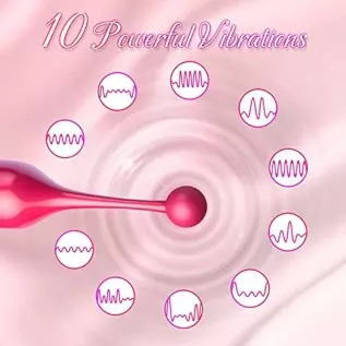 Clitoral Stimulation Vibrator Sex Toy for Women Pleasure, Nipple Clip Mini Anal Clit Bullet Vibrator with 10 Powerful Vibrations