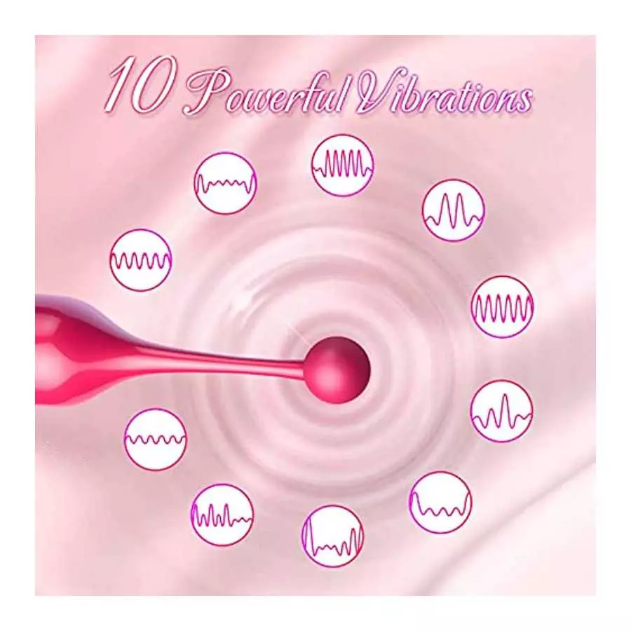 Clitoral Stimulation Vibrator Sex Toy for Women Pleasure, Nipple Clip Mini Anal Clit Bullet Vibrator with 10 Powerful Vibrations