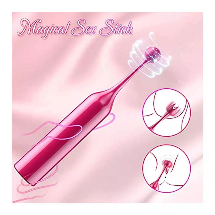 Clitoral Stimulation Vibrator Sex Toy for Women Pleasure, Nipple Clip Mini Anal Clit Bullet Vibrator with 10 Powerful Vibrations
