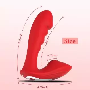 Clitoral Vibrator with 10 Vibration Modes, Tuitionua Wearable Panty Vibrators for G-Spot Clit Anal Stimulation, Stimulator Toy A Clitoral Vibrator with 10 Vibration Modes, Tuitionua Wearable Panty Vibrators for G-Spot Clit Anal Stimulation, Stimulator Toy A