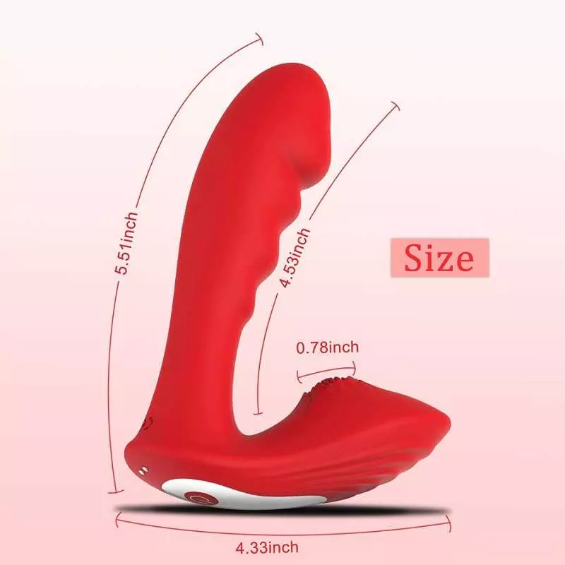 Clitoral Vibrator with 10 Vibration Modes, Tuitionua Wearable Panty Vibrators for G-Spot Clit Anal Stimulation, Stimulator Toy A