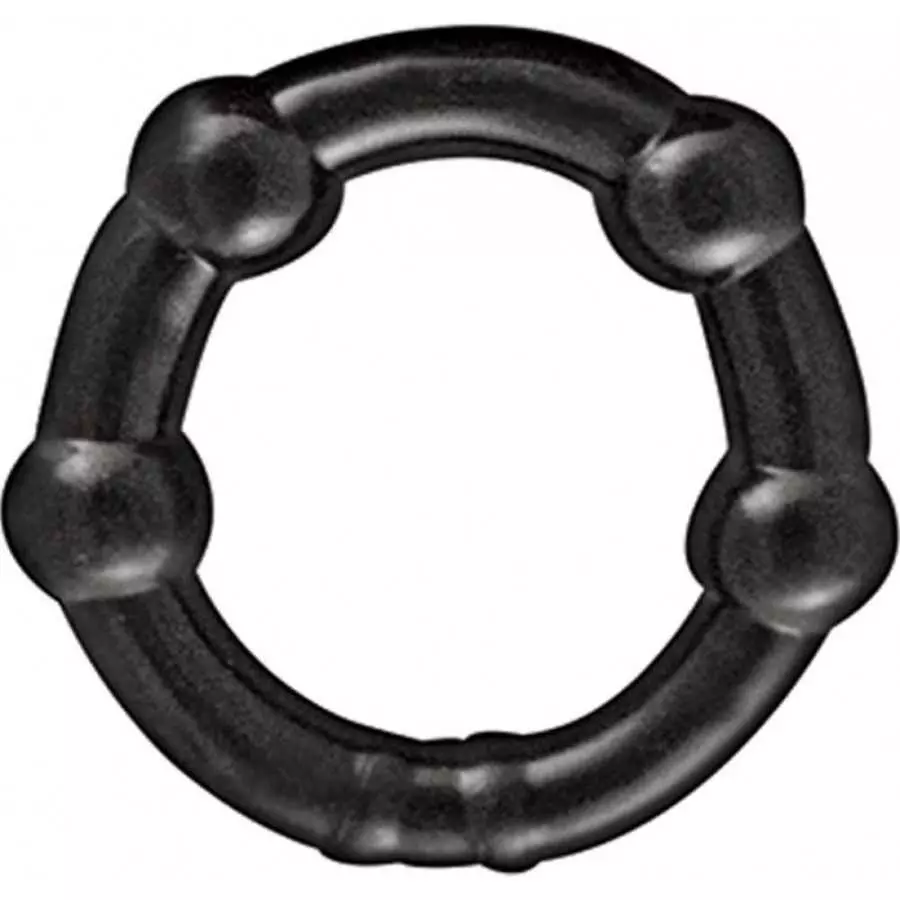 Nasstoys My Ten Erection Rings Tight Firm Rings, Black, 2.00 Ounce