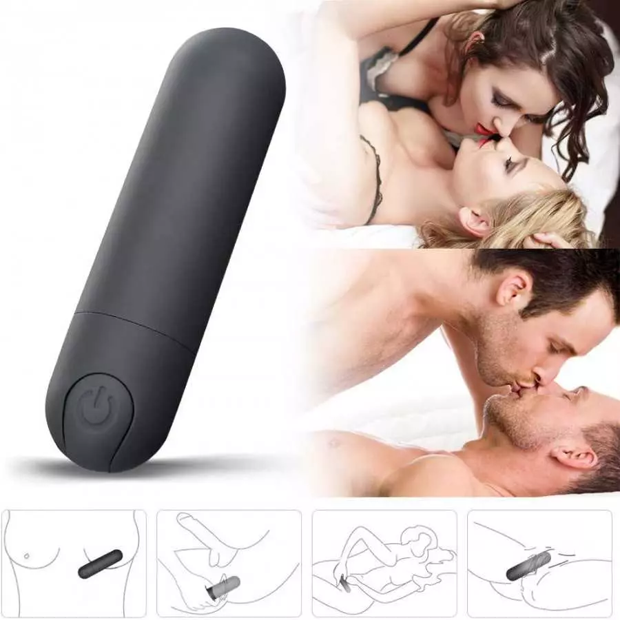 FST Bullet Vibrator Remote Control, 10 Powerful Modes G Spot Clitoris Stimulator for Travel Waterproof Quiet Mini Vaginal Massag