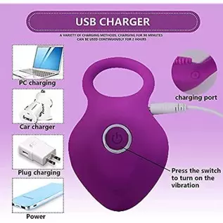 KHDAIEQ Pennis Rings for Men Erection Sex,10-Speed Penis Ring Vibrator Silicone Waterproof Rechargeable Vibrant Sex Toys for Men