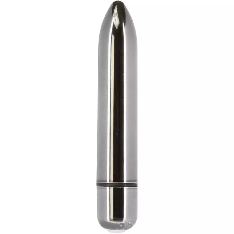 Pure Love 3.7 Inch Vibrating Bullet Platinum Color, Waterproof with variable touch speed control, Adult Sex Toy, Metallic Grey V Pure Love 3.7 Inch Vibrating Bullet Platinum Color, Waterproof with variable touch speed control, Adult Sex Toy, Metallic Grey V