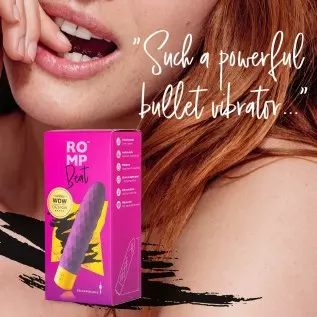 ROMP Beat Mini Bullet Vibrator 6 Intensity Levels Powerful Vibrating Clitoris Stimulation Sex Toy for Women ROMP Beat Mini Bullet Vibrator 6 Intensity Levels Powerful Vibrating Clitoris Stimulation Sex Toy for Women
