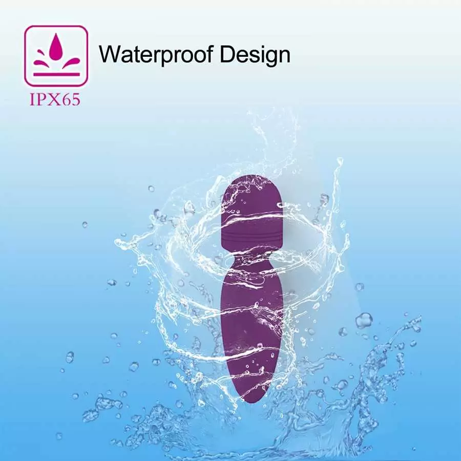 Mini Massager for Women, Bullet Vibrators with 10 Modes Vibration Female Toys (Purple)