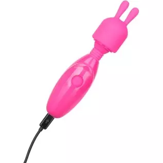 CalExotics Tiny Teasers Bunny - Waterproof Bullet Vibrator with Removable Rabbit Tip - Adult Pocket Vibrator Toys for Couples - CalExotics Tiny Teasers Bunny - Waterproof Bullet Vibrator with Removable Rabbit Tip - Adult Pocket Vibrator Toys for Couples -
