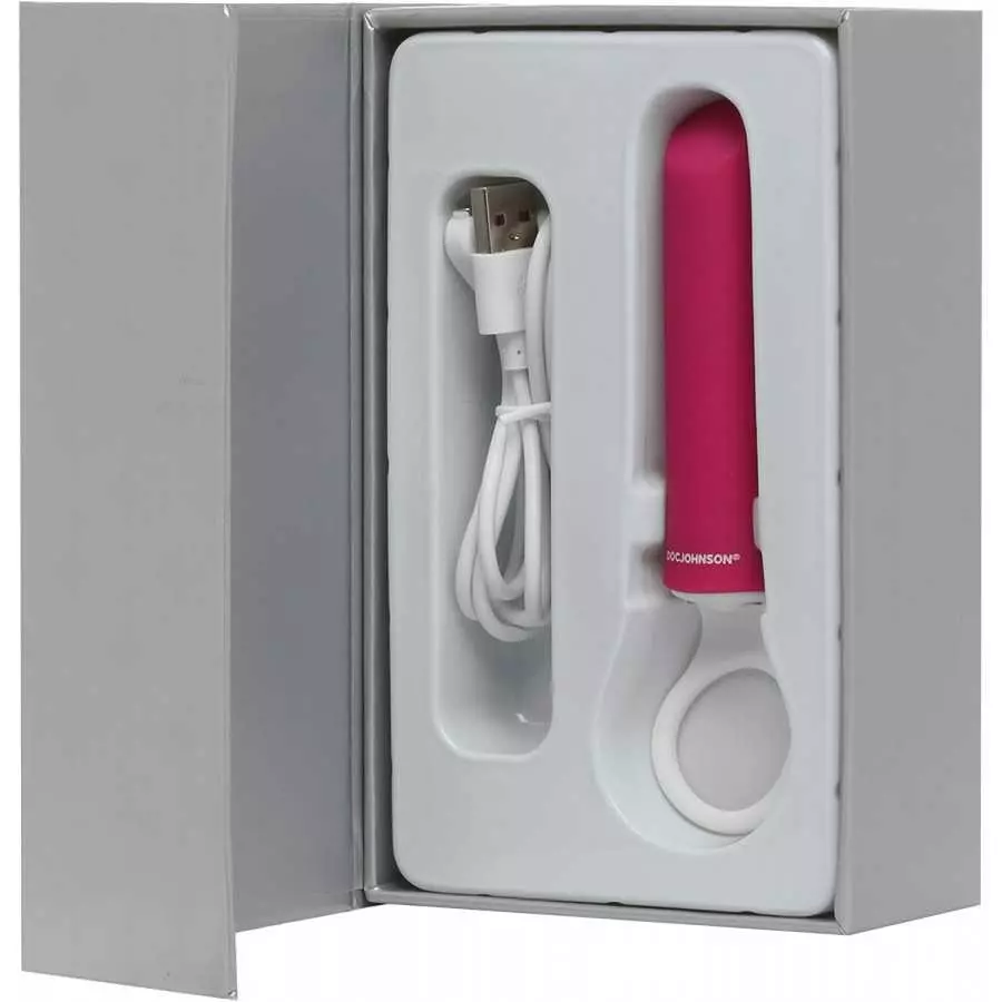 Doc Johnson iVibe Select - iPlease - Powerful 20 Function Vibrator with Silicone Grip Ring - Quiet Motor, Small Size, Waterproof