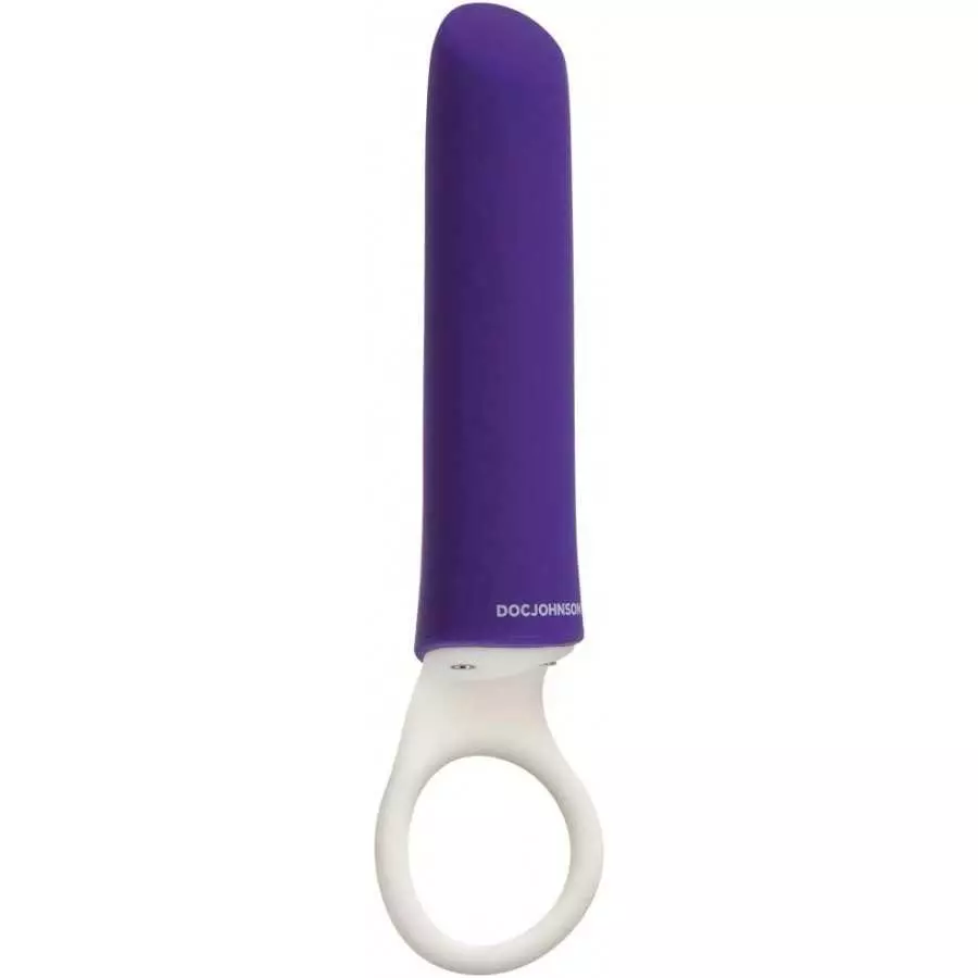 Doc Johnson iVibe Select - iPlease - Powerful 20 Function Vibrator with Silicone Grip Ring - Quiet Motor, Small Size, Waterproof