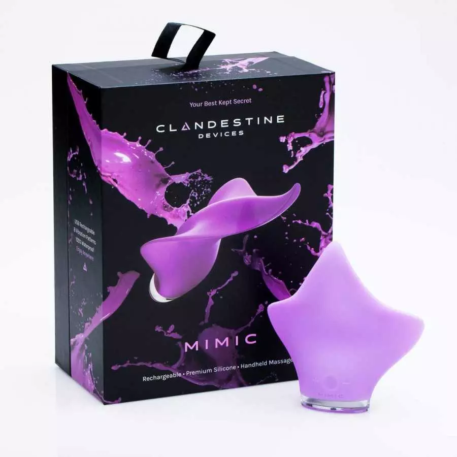 Clandestine Devices Mimic Vibrator, Lilac