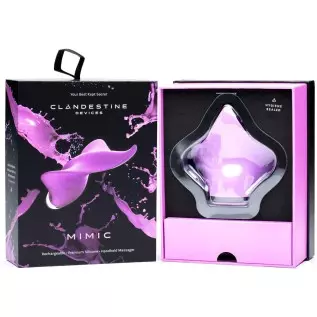 Clandestine Devices Mimic Vibrator, Lilac