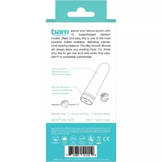 VeDO BAM Rechargeable Bullet Vibe, Into You Indigo VeDO BAM Rechargeable Bullet Vibe, Into You Indigo