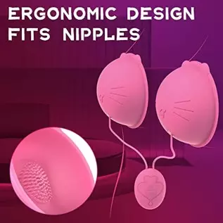 Nipple Toy Vibrator, Vibrating Nipple Clamps Sucking Stimulator Massager with 10 Powerful Vibration,Rechargeable Adult Sex Toys Nipple Toy Vibrator, Vibrating Nipple Clamps Sucking Stimulator Massager with 10 Powerful Vibration,Rechargeable Adult Sex Toys