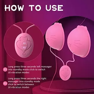Nipple Toy Vibrator, Vibrating Nipple Clamps Sucking Stimulator Massager with 10 Powerful Vibration,Rechargeable Adult Sex Toys Nipple Toy Vibrator, Vibrating Nipple Clamps Sucking Stimulator Massager with 10 Powerful Vibration,Rechargeable Adult Sex Toys