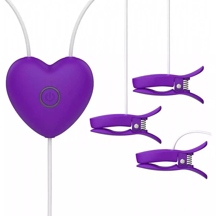 UTIMI Nipple Clamp Vibrators Clitoral Clamps Nipple Clip Clitoris Clamps with 3 Vibrations 7 Modes Adult Toys for Women UTIMI Nipple Clamp Vibrators Clitoral Clamps Nipple Clip Clitoris Clamps with 3 Vibrations 7 Modes Adult Toys for Women