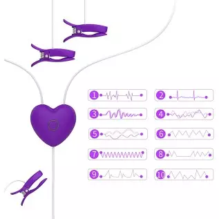 UTIMI Nipple Clamp Vibrators Clitoral Clamps Nipple Clip Clitoris Clamps with 3 Vibrations 7 Modes Adult Toys for Women UTIMI Nipple Clamp Vibrators Clitoral Clamps Nipple Clip Clitoris Clamps with 3 Vibrations 7 Modes Adult Toys for Women